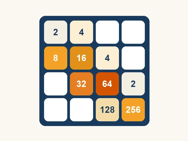 Gra: Gra 2048 — podgląd