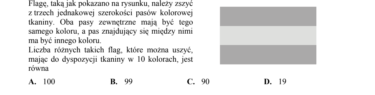 Rysunek flagi złożonej z trzech poziomych pasów jednakowej szerokości. Pas górny i dolny mają ten sam kolor, pas środkowy jest w innym, jaśniejszym kolorze.