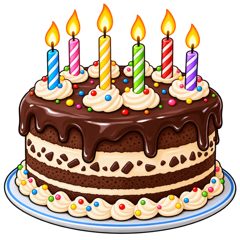 birthday cake — tort urodzinowy