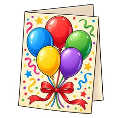 birthday card — kartka urodzinowa