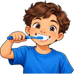 brush my teeth — myć zęby