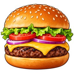 burger — hamburger