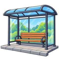 bus stop — przystanek autobusowy