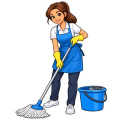 cleaner — sprzątacz / sprzątaczka