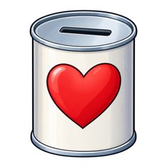 collection box — puszka na datki