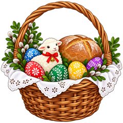 Easter basket — koszyczek wielkanocny