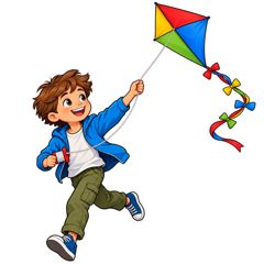 fly a kite — puszczać latawiec