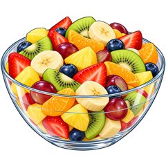 fruit salad — sałatka owocowa