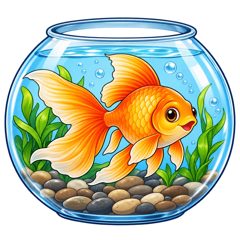 goldfish — złota rybka