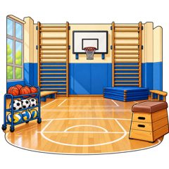 gym — sala gimnastyczna