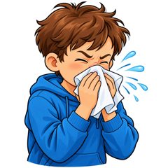 have a cold — być przeziębionym