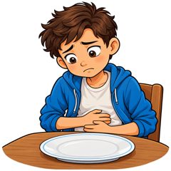 hungry — głodny