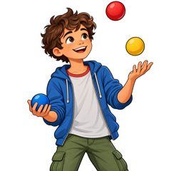 juggle — żonglować