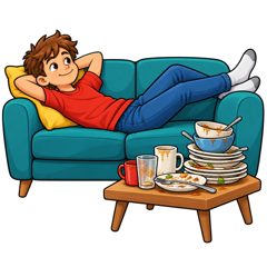 lazy — leniwy
