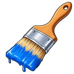 paintbrush — pędzel