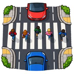 pedestrian crossing — przejście dla pieszych