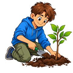 plant a tree — sadzić drzewo