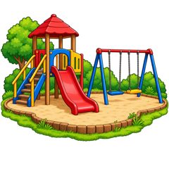 playground — plac zabaw / boisko szkolne