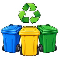 recycling bin — pojemnik do segregacji