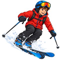 skiing — jazda na nartach