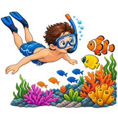 snorkelling — nurkowanie z rurką