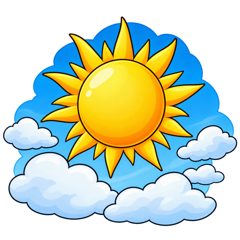 sunny — słonecznie