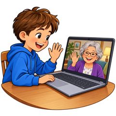 video call — rozmowa wideo
