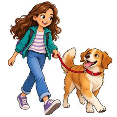 walk the dog — wyprowadzać psa