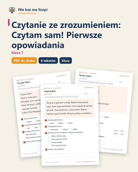 Czytam sam! Pierwsze opowiadania
