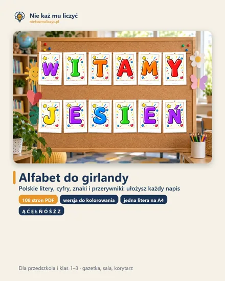 Alfabet do girlandy