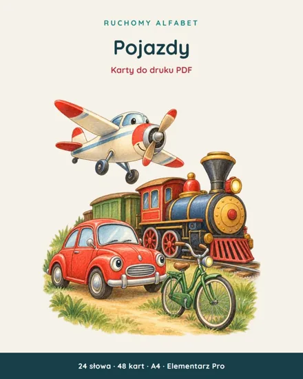 Ruchomy alfabet: Pojazdy