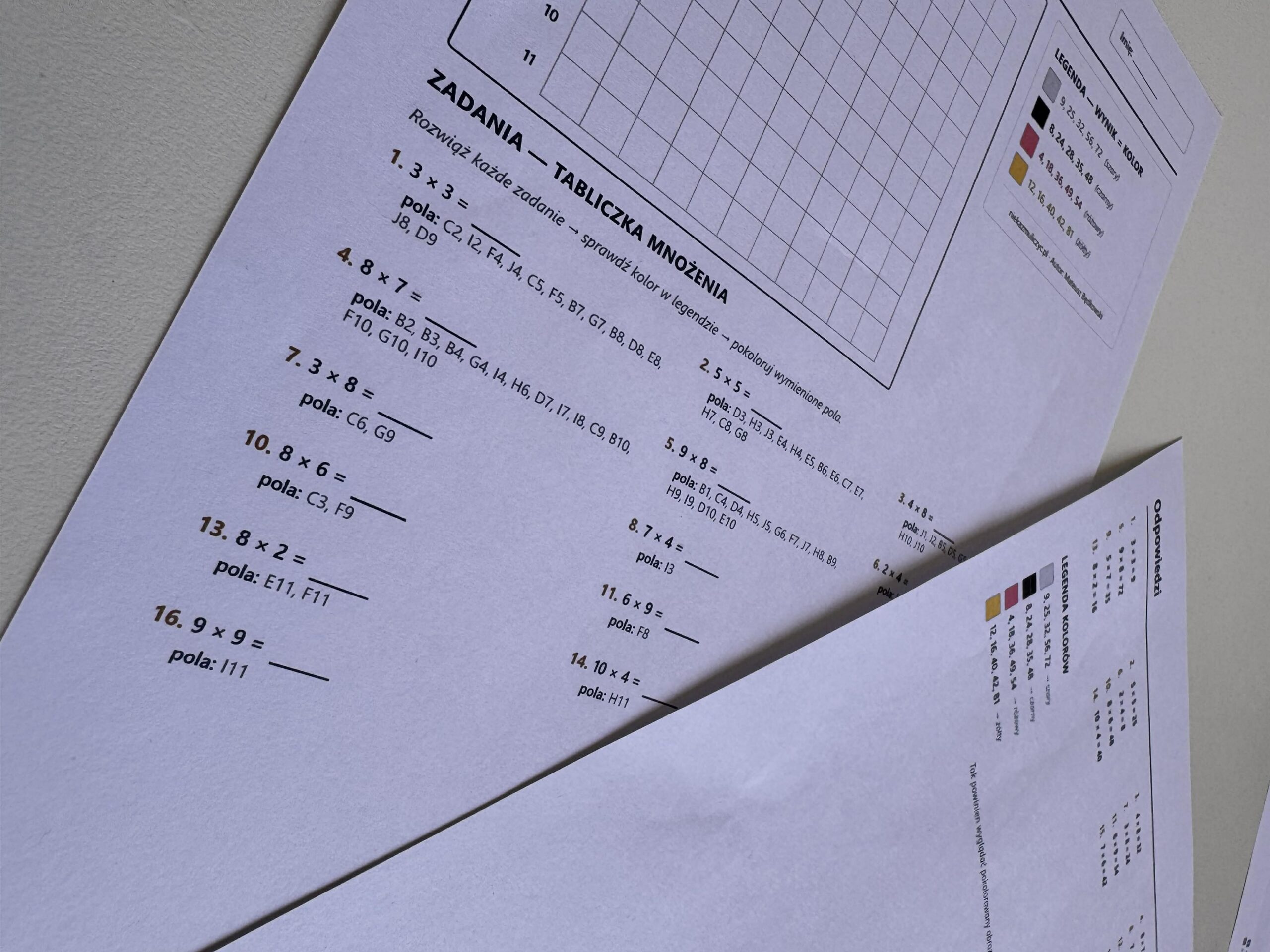 kodowanki matematyczne dla dzieci do druku pdf