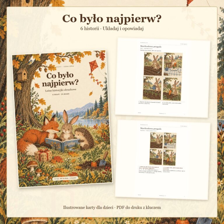 Co było najpierw? — okładka, przemieszane panele i aktualny klucz