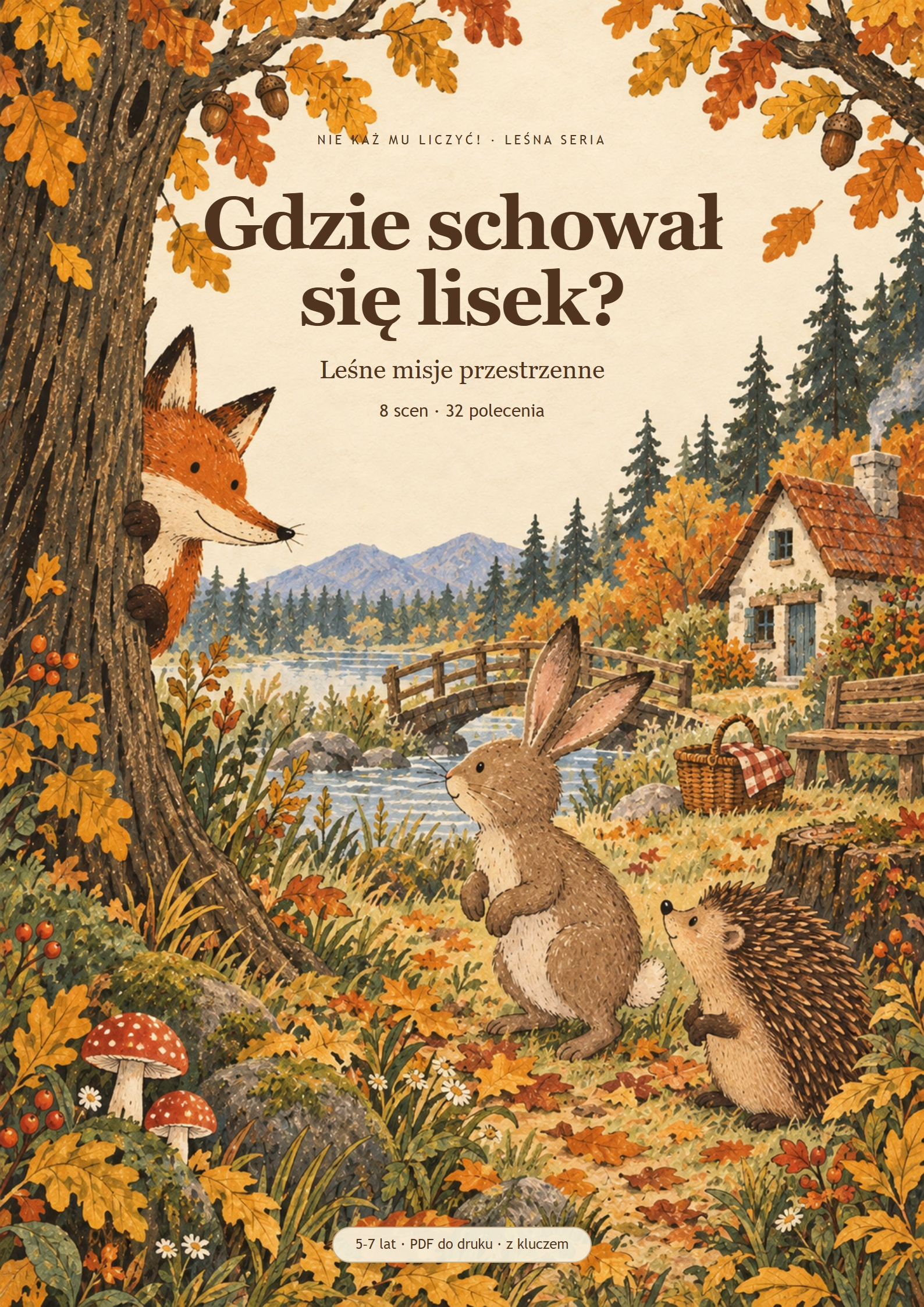 Okładka: Gdzie schował się lisek?