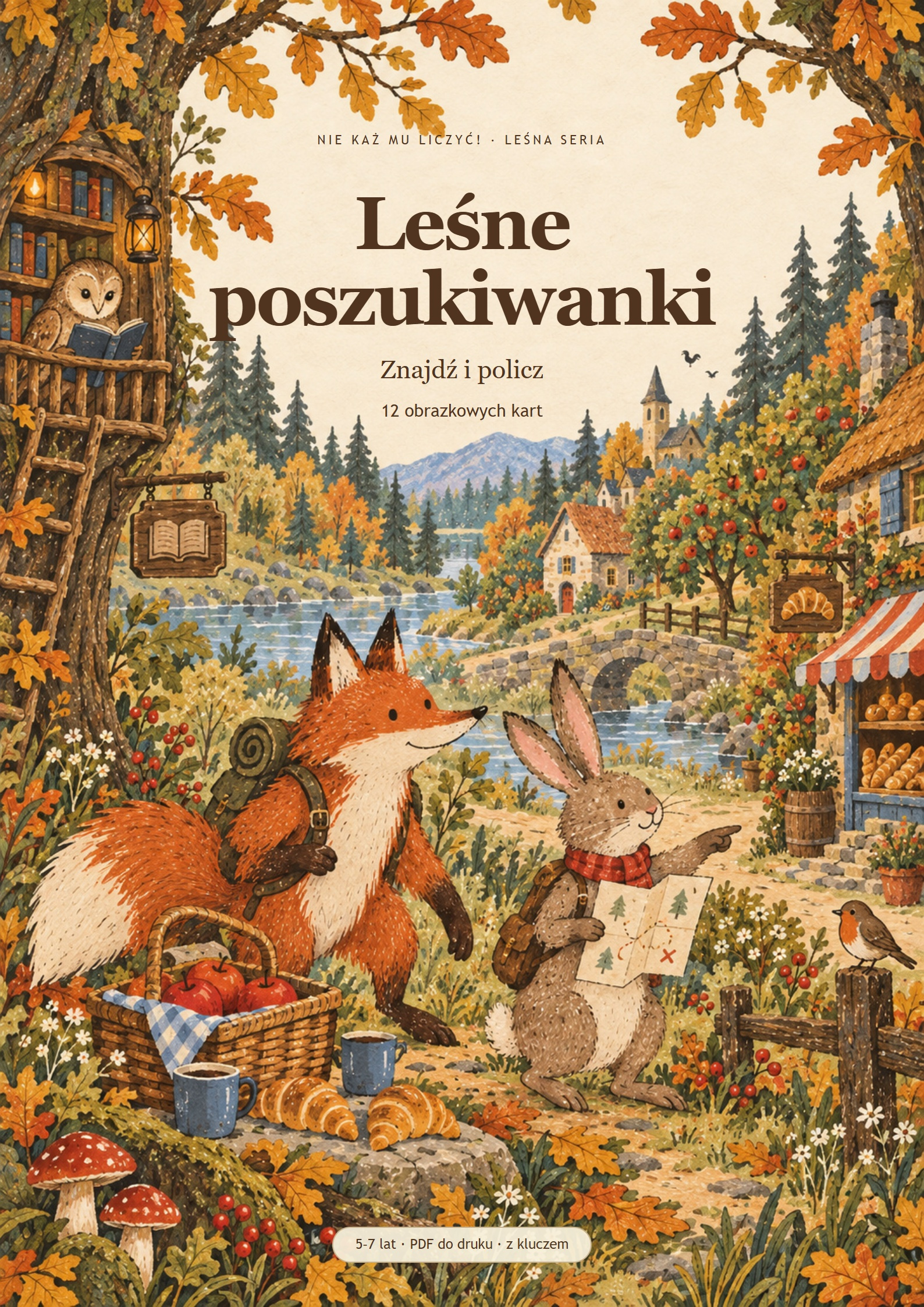 Okładka: Leśne poszukiwanki