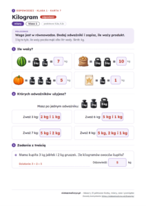Odpowiedzi: karta Kilogram