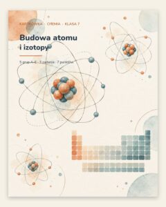 Okładka: Budowa atomu i izotopy