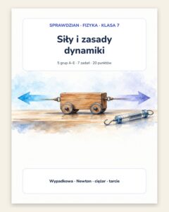 Okładka: Siły i zasady dynamiki