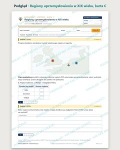 Regiony uprzemysłowienia w XIX wieku — 5 kart pracy, klasa 7 — podgląd, karta C