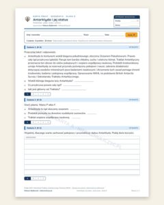 Antarktyda i jej status — 5 kart pracy z geografii, klasa 8, z kluczem — okładka