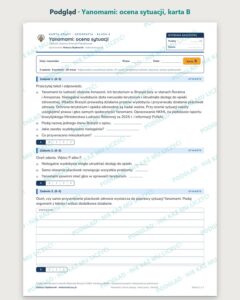 Yanomami: ocena sytuacji — 5 kart pracy, klasa 8, z kluczem — podgląd, karta B