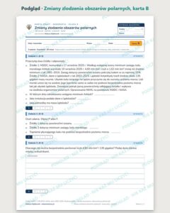 Zmiany zlodzenia obszarów polarnych — 5 kart pracy, klasa 8, z kluczem — podgląd, karta B