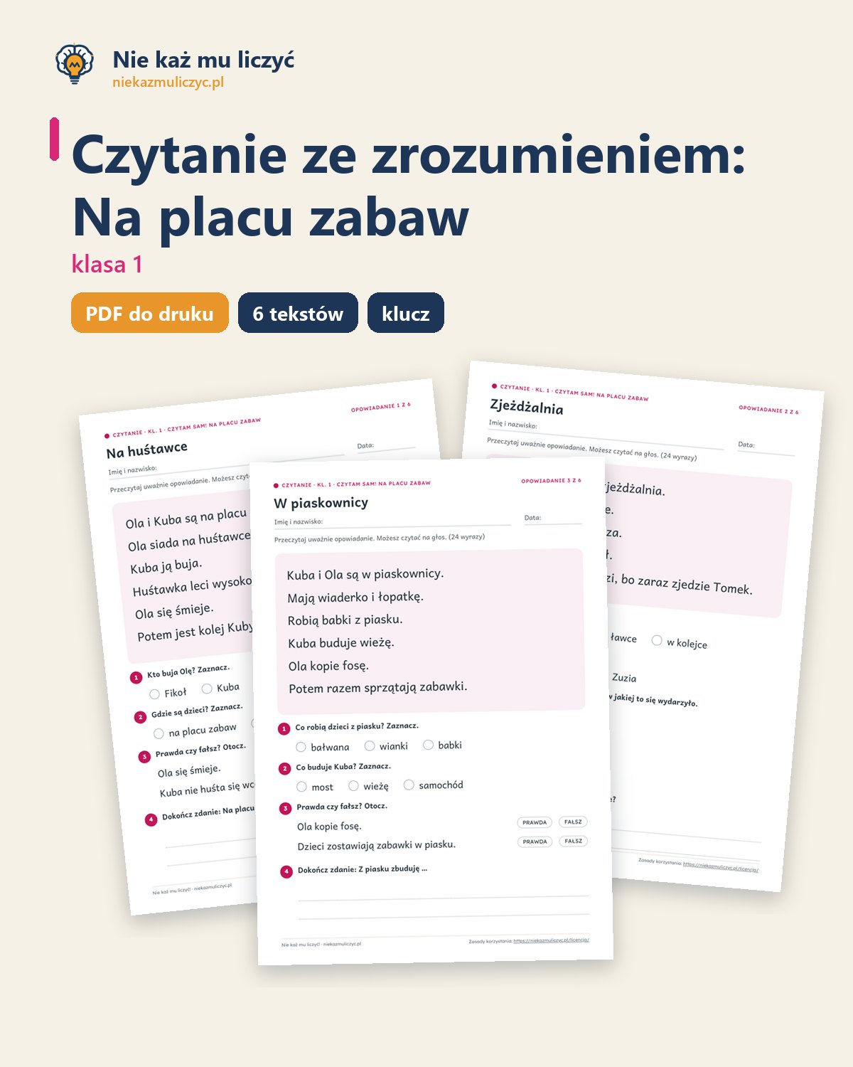 Okładka: Na placu zabaw
