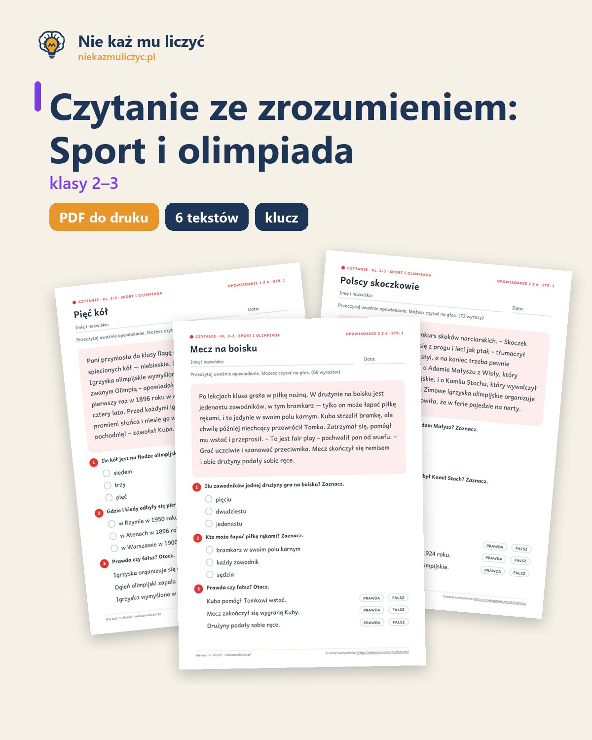 Okładka: Sport i olimpiada