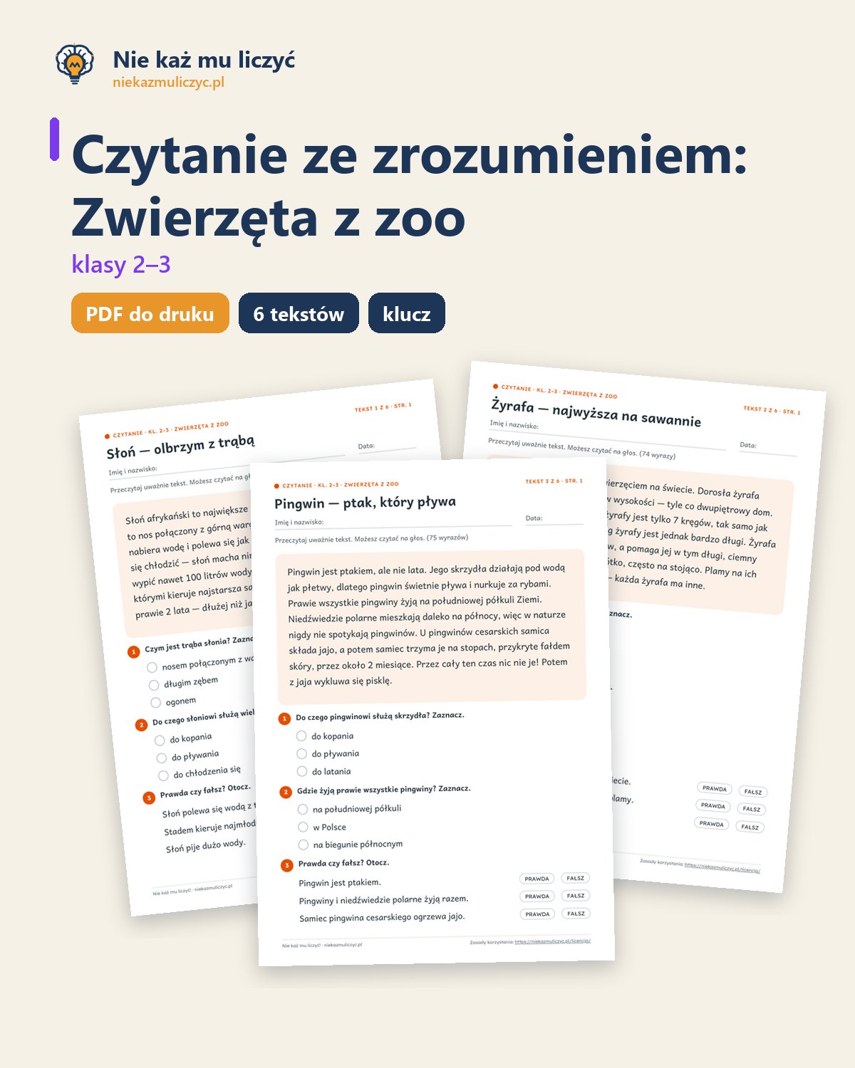 Okładka: Zwierzęta z zoo