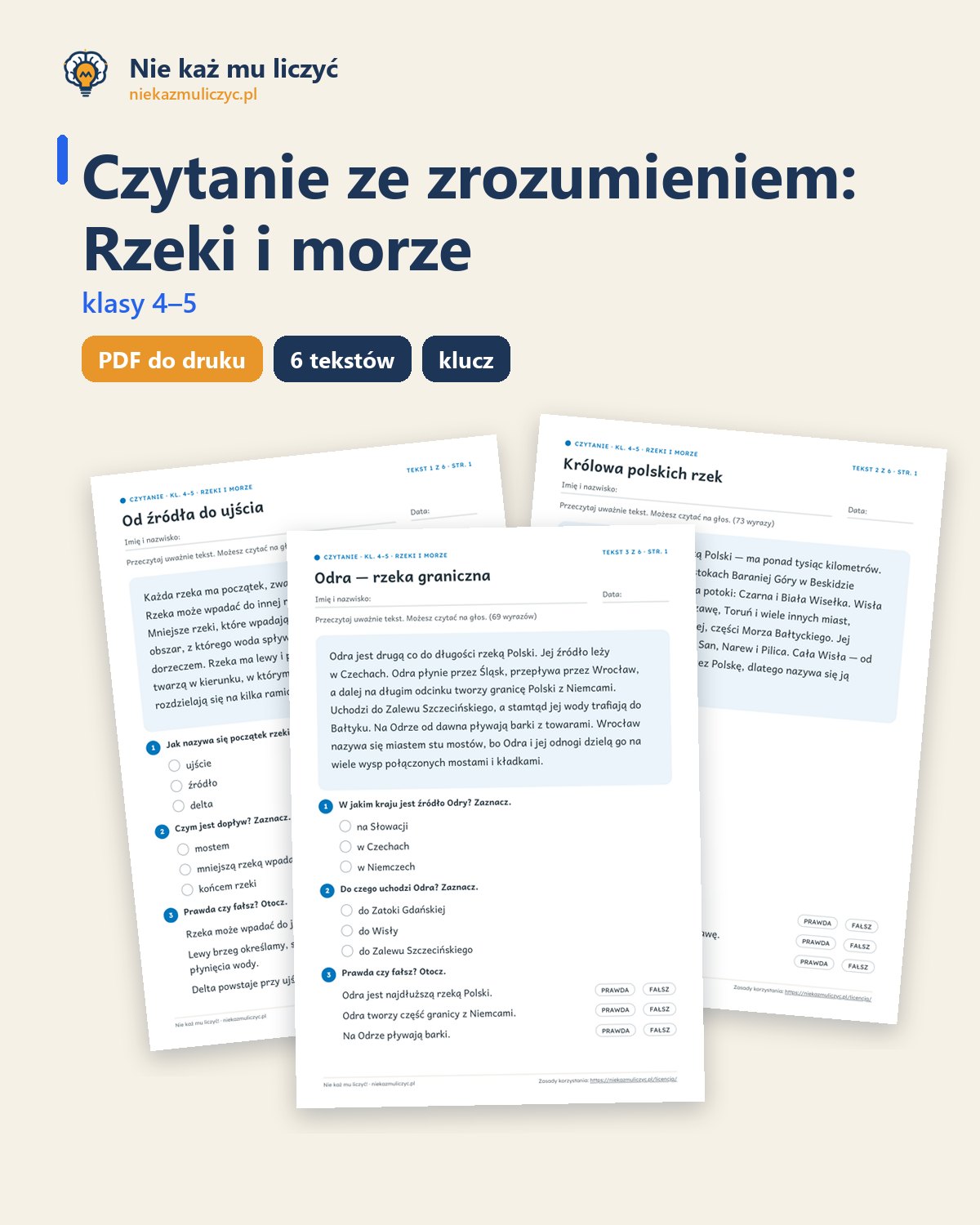 Okładka: Rzeki i morze