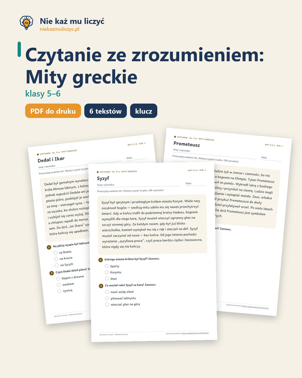 Okładka: Mity greckie