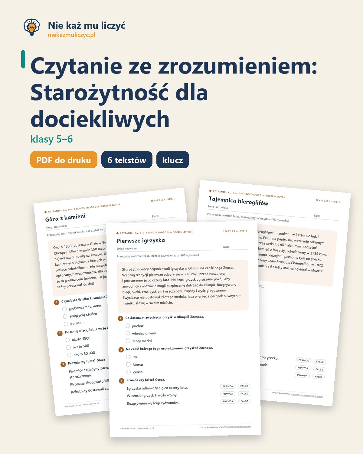 Okładka: Starożytność dla dociekliwych