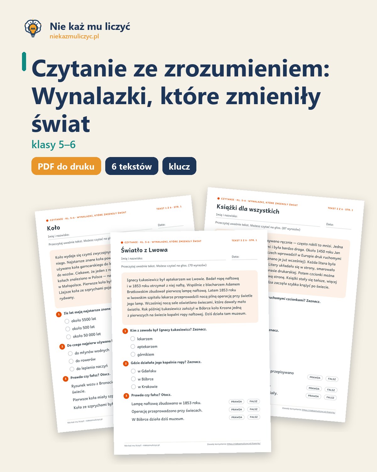 Okładka: Wynalazki, które zmieniły świat