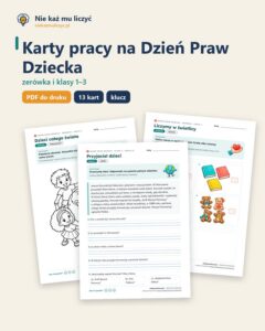 Dzień Praw Dziecka — 13 kart pracy PDF z kluczem (zerówka i klasy 1–3) — okładka
